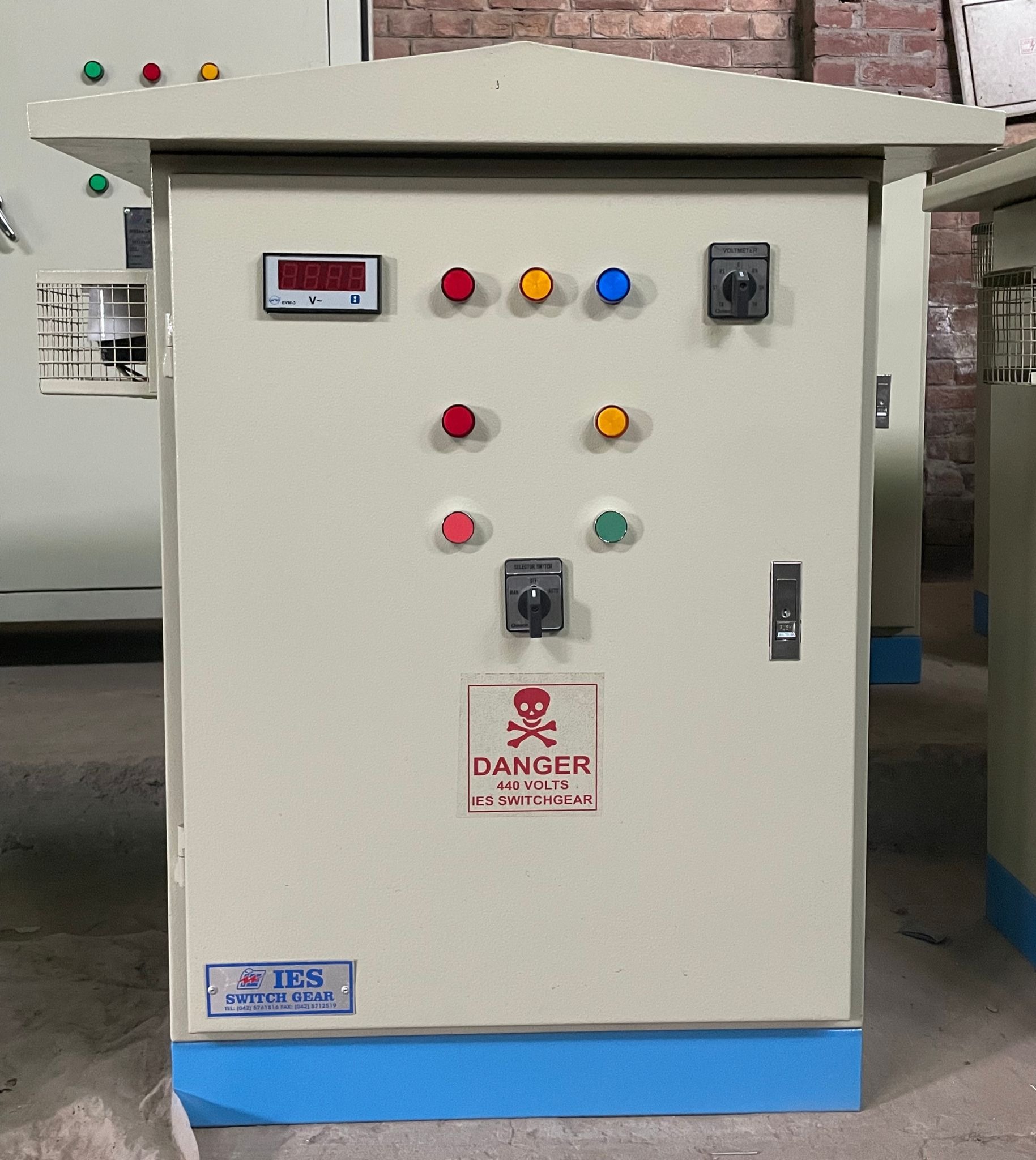 Feeder Pillar panel with photocell